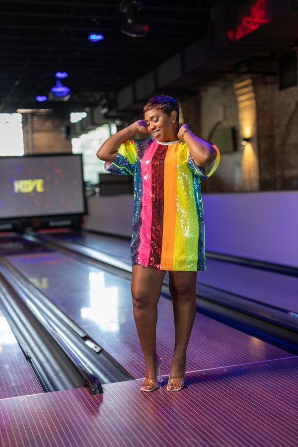 Neon Girl Sequin Tunic