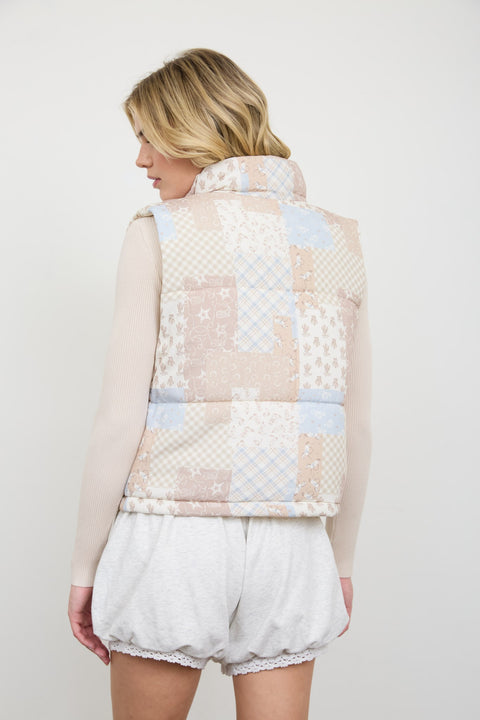 Patchwork Quilted Vest