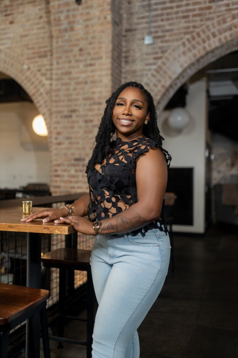 Floral Lace Vest Top-Black