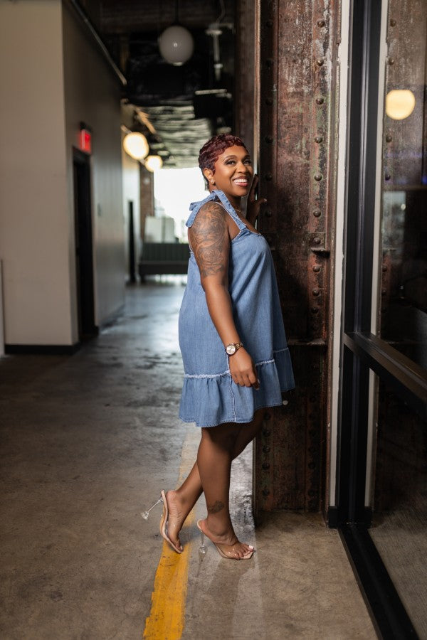 Denim Mini Dress
