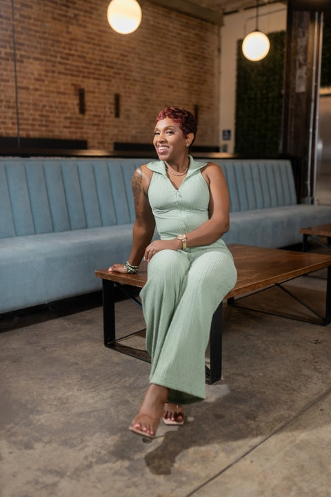 Jacee Matching Set- Sage