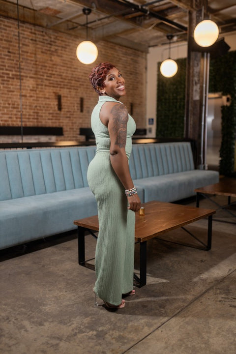 Jacee Matching Set- Sage