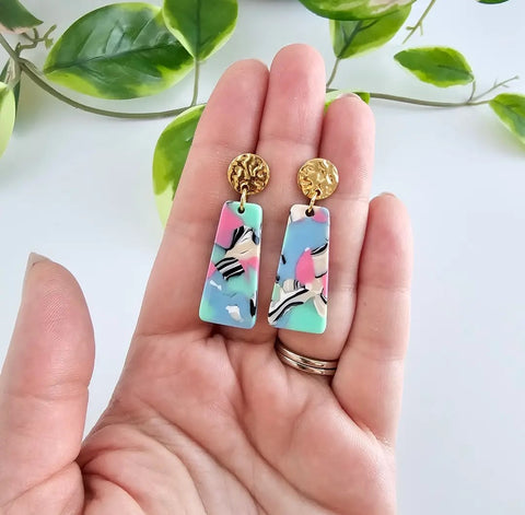 Mini Retro 80's Girl Earrings