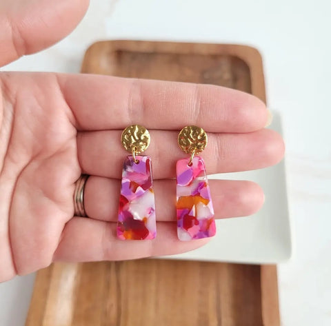 Mini Pink Paradise Earrings