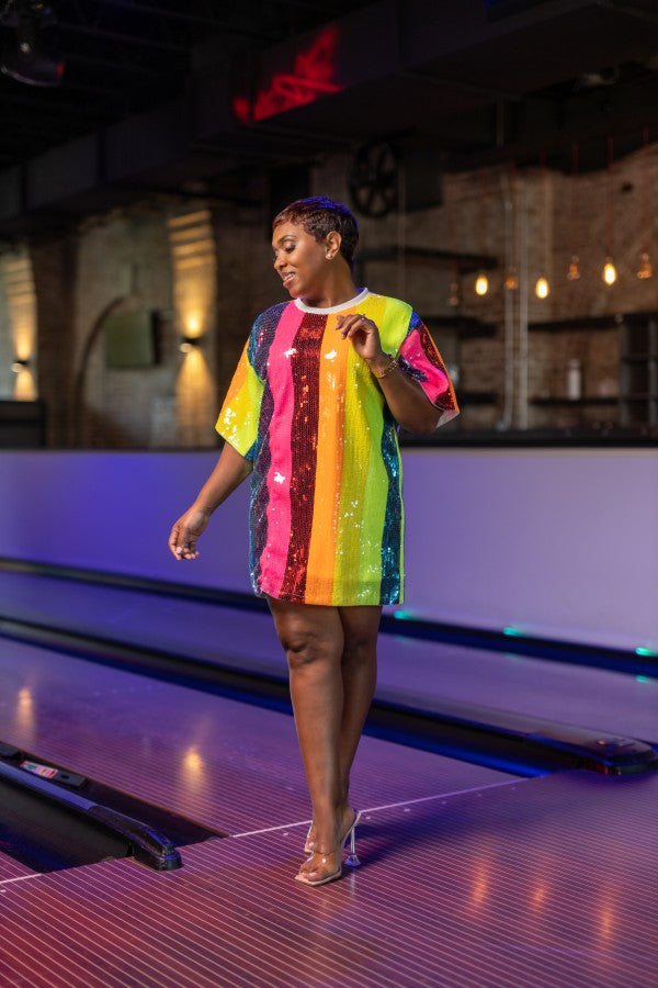 Neon Girl Sequin Tunic