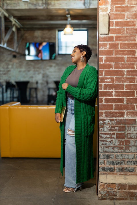 Lori Cable Knit Cardigan