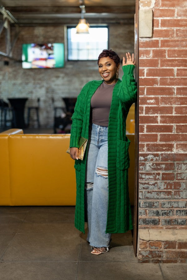 Lori Cable Knit Cardigan