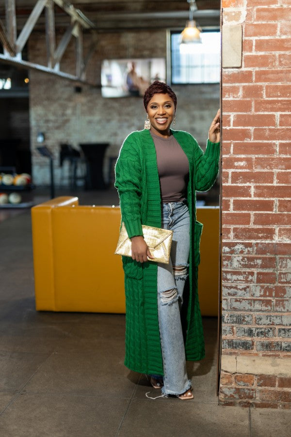 Lori Cable Knit Cardigan